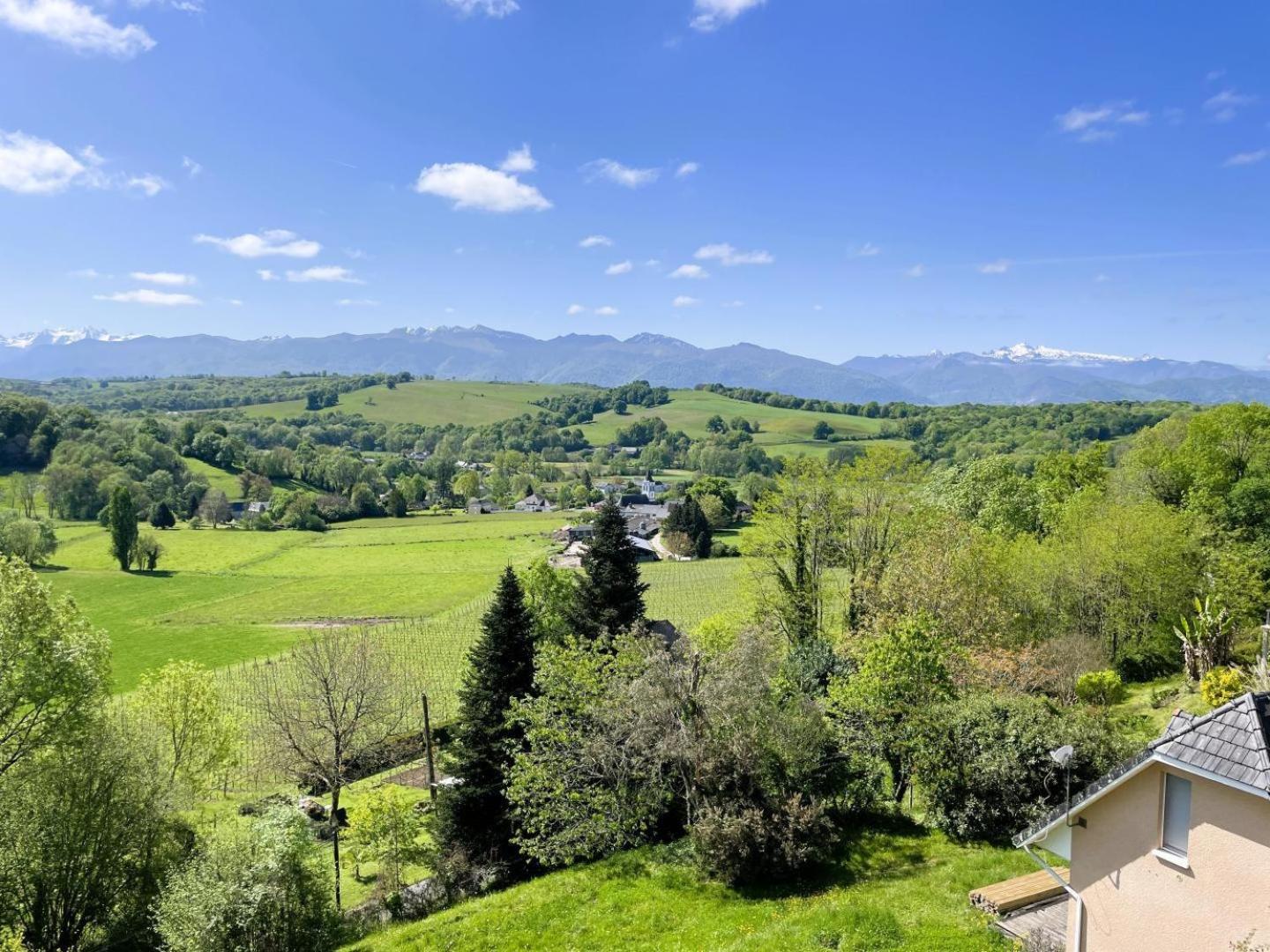 Les Gites De La Maison Bleue D'Estialescq ภายนอก รูปภาพ